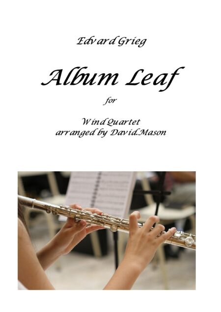 Album Leaf Woodwind Quartet Full Score 1