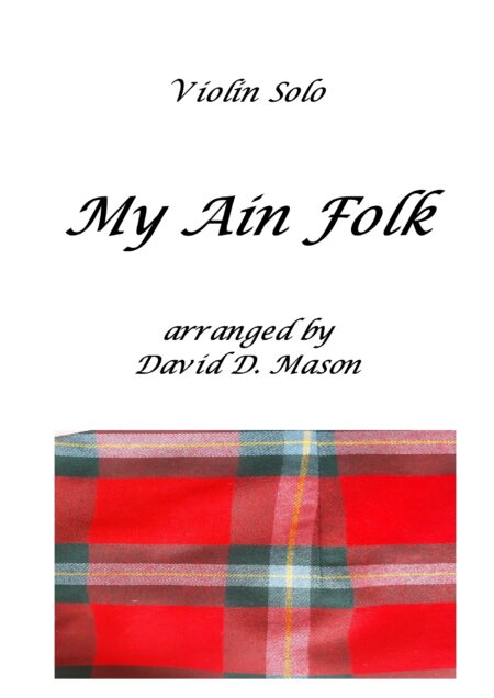 My Ain Folk Violin Solo Full Score 1