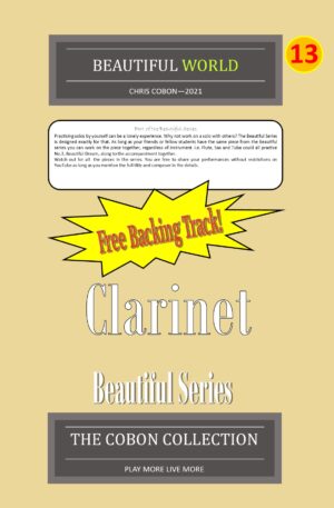 No.13 Beautiful World (Clarinet or Bass Clarinet)