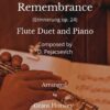 Remembrance flute duet
