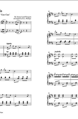 Jingle Bells (in the style of Offenbach’s “Can-Can”) – Piano Solo