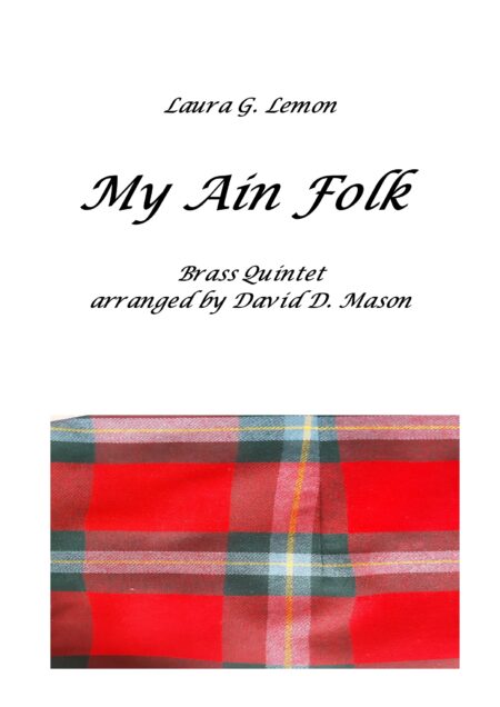 My Ain Folk Brass Quintet Full Score 1