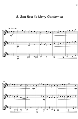 More Carols for Three – Clarinet Trio