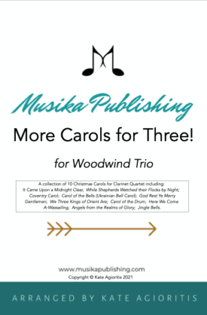 More Carols for Three - Woodwind Trio