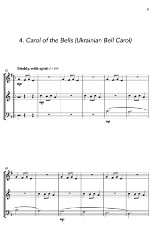 More Carols for Three – Brass Trio