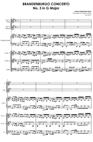 Brandenburgo Concerto No. 3 in G Major