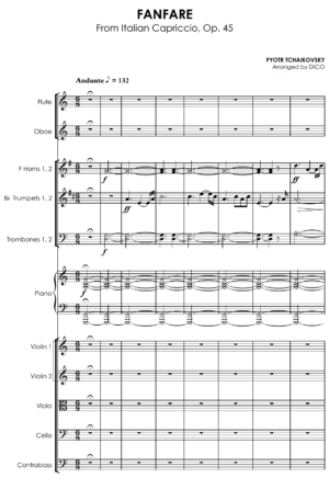 Fanfare (Italian Capriccio) – in C