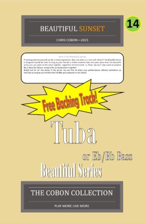 No.14 Beautiful Sunset (Tuba, Eb Bass or Bb Bass)