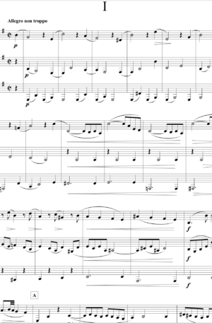 Johannes Brahms, Symphony No. 4, – for Clarinet trio