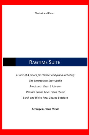 Ragtime Suite – Clarinet and Piano
