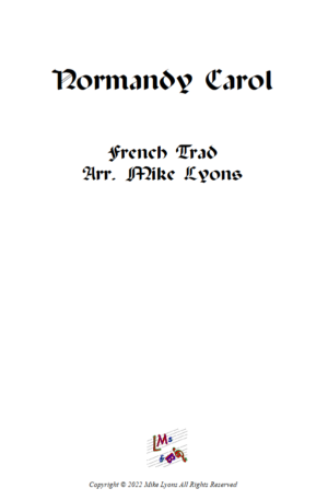 Double Reed Quintet – Normandy Carol