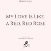 My Love Is Like a Red, Red Rose - Piano Solo web cover