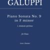 CAPA GALUPPI Sonata in F minor