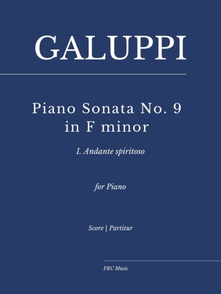 CAPA GALUPPI Sonata in F minor