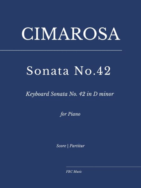 CAPA CIMAROSA SONATA N. 42