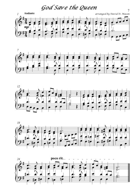 Three Great British Anthems Piano Full Score 7