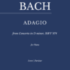 CAPA BACH Concerto dapre%CC%80s Marcello in D Minor