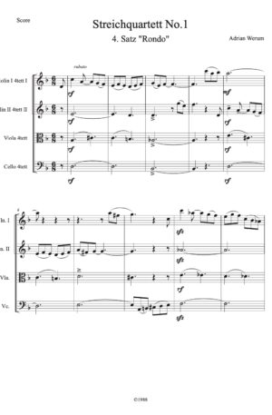 String Quartet Op. 9