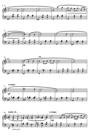 Nocturne op 9 no 2 (Famous) F. Chopin. Piano Solo (Simplified)