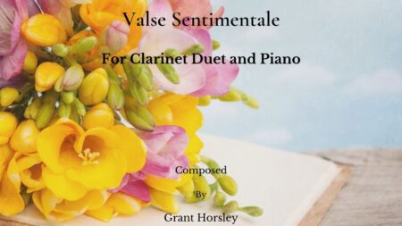 Valse Sentimentale clarinet duet