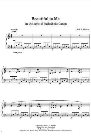 Wedding Blessings – Five Piano Solos for a Beautiful and Unique Wedding