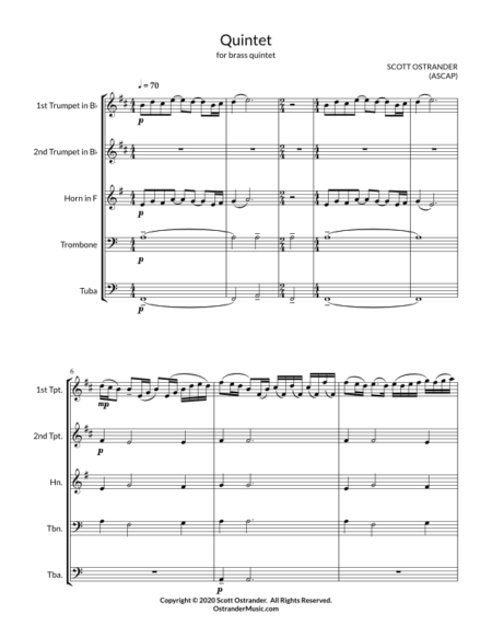 Quintet score page1 1