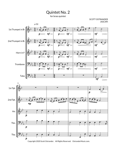 QuintetNo2 transposingscore page1 1