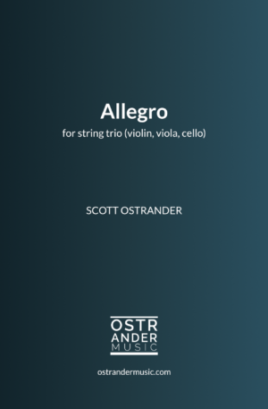 Allegro for string trio