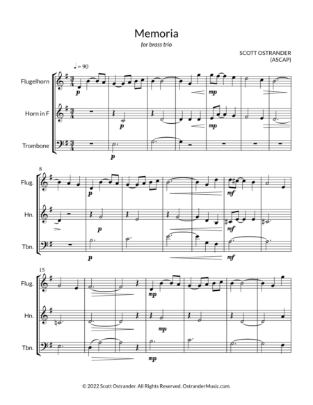 Memoria forbrasstrio Full Score printready page1
