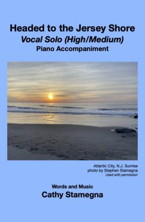Headed to the Jersey Shore – Vocal Solo (Medium/Low), Piano Accompaniment