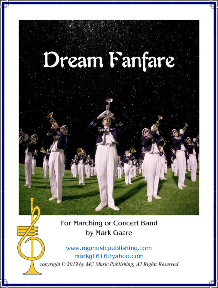 Dream Fanfare cover page for Sheet Music Marketplace with Stars 1 scaled