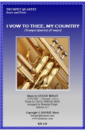 I Vow To Thee My Country – Trumpet Quartet