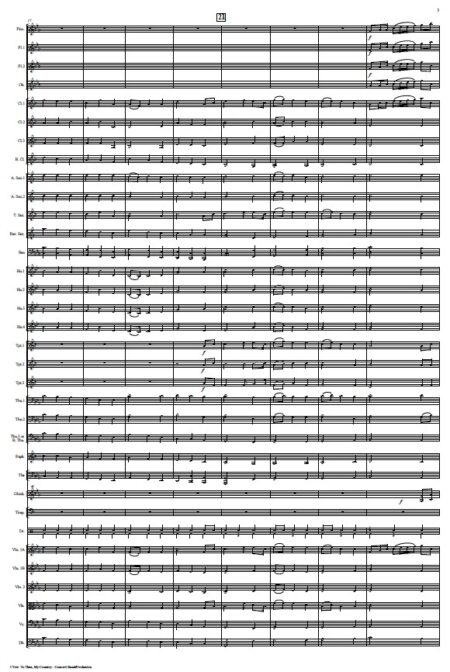 634 I Vow To Thee My Country Concert Band Orchestra SAMPLE page 003