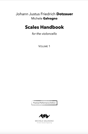 J. J. F. Dotzauer – Scales Handbook for the violoncello