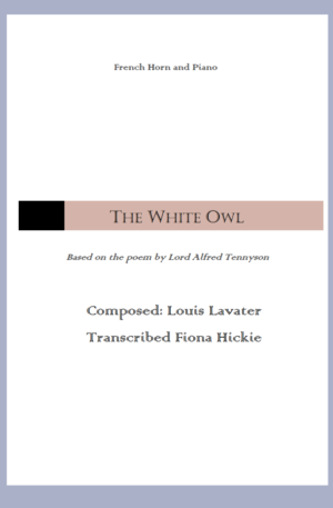 The White Owl – French Horn and Piano