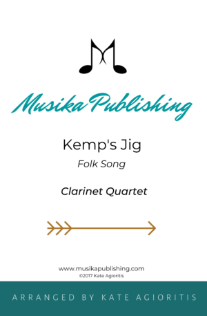 Kemp’s Jig – Clarinet Quartet