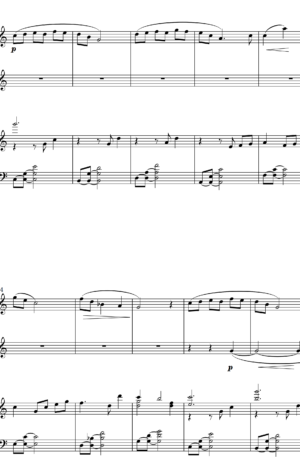 BENEDICTUS (2 clarinets and piano)