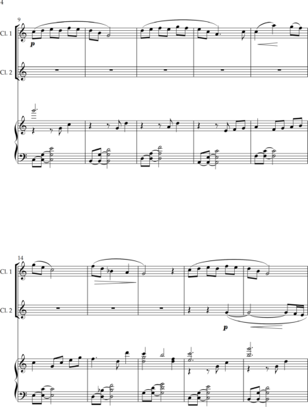 Benedictus clarinets 1 2 piano 0004