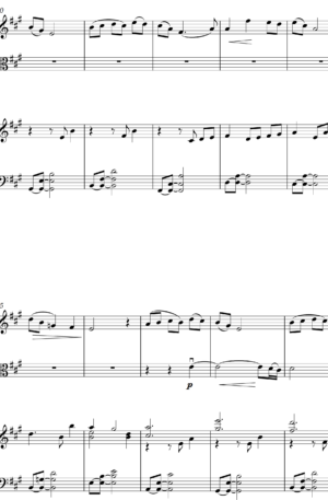 BENEDICTUS (Violin, Viola, Piano)