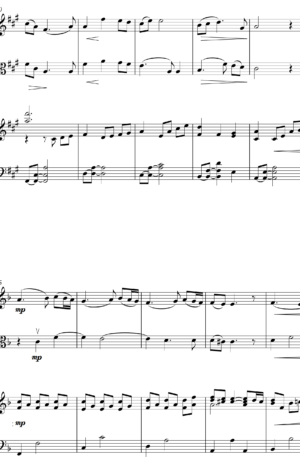 BENEDICTUS (Violin, Viola, Piano)