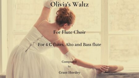 Olivias Waltz for flute choir