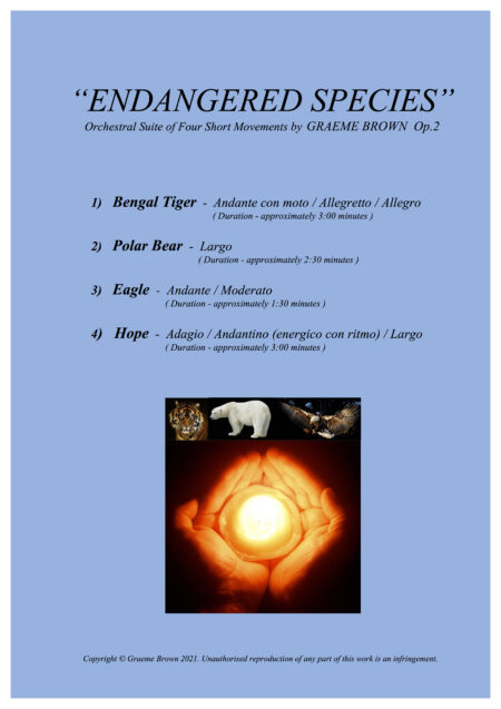 ENDANGERED SPECIES Title Page for Display scaled