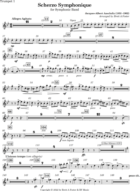 Scherzo Symphonique by Anschutz Trumpet 1 0001