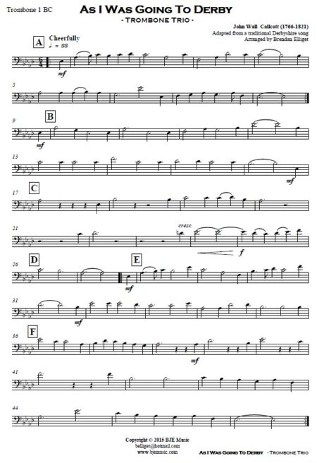 538 As I Was Going to Derby Trombone Trio SAMPLE page 004