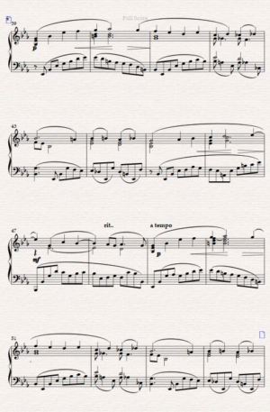 Music from the film “Brief Encounter” by Rachmaninoff- Arranged for Solo Piano (simplified)