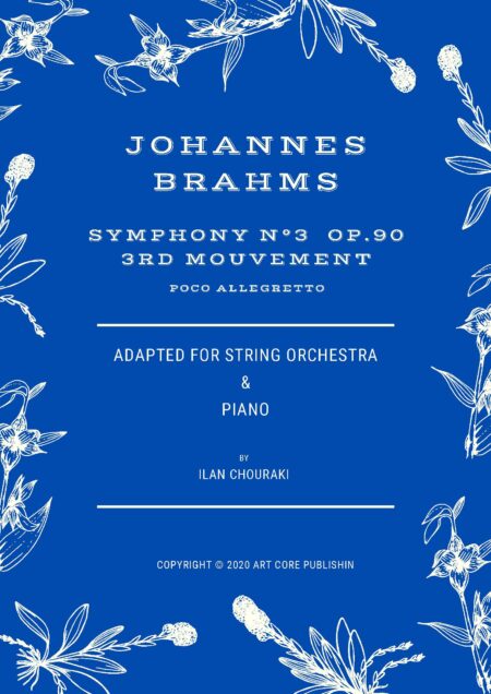 Cover Brahms String orchestra piano