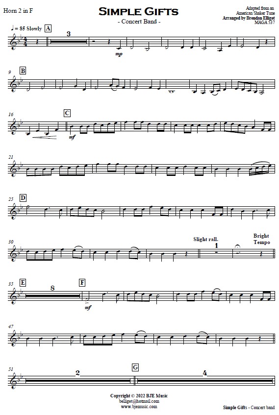 Simple Gifts Recorder stroup Sheet music for Guitar (Solo