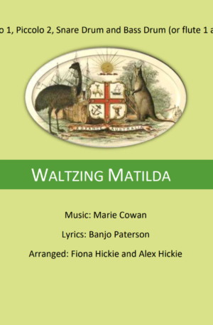 Waltzing Matilda – Piccolo 1, 2 and Drums