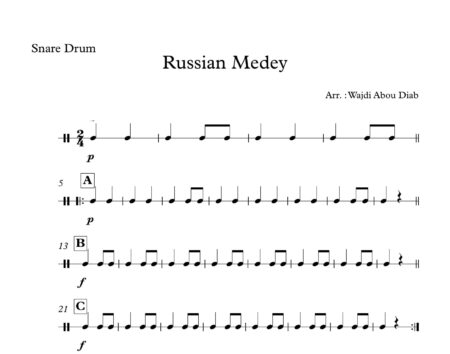Russian Medey Score and parts 09
