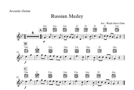 Russian Medey Score and parts 14